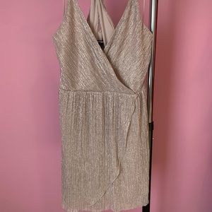 Shimmery Racer Back Dress